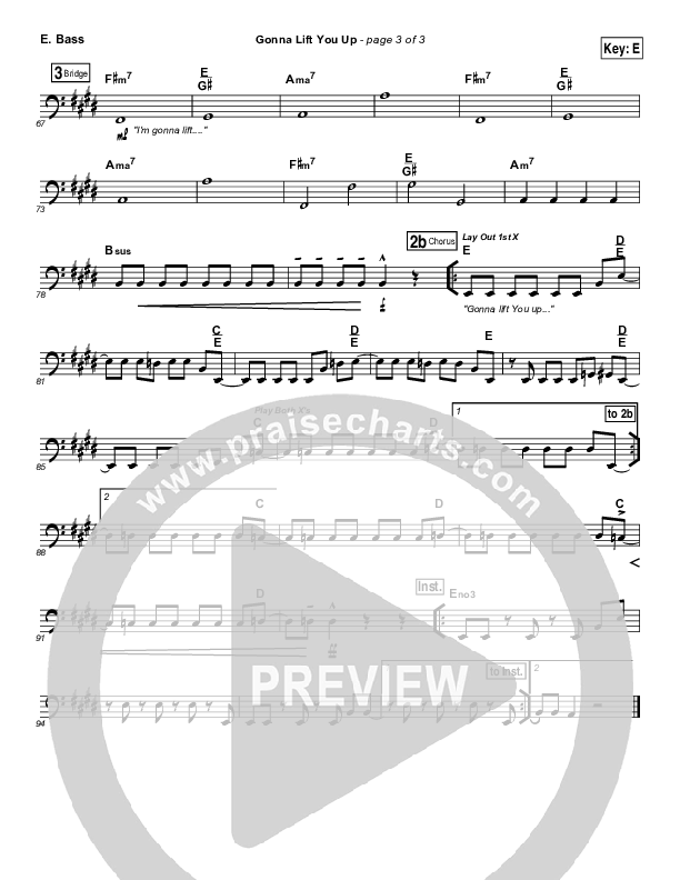 Gonna Lift You Up Bass Guitar (Jonathan Butler)