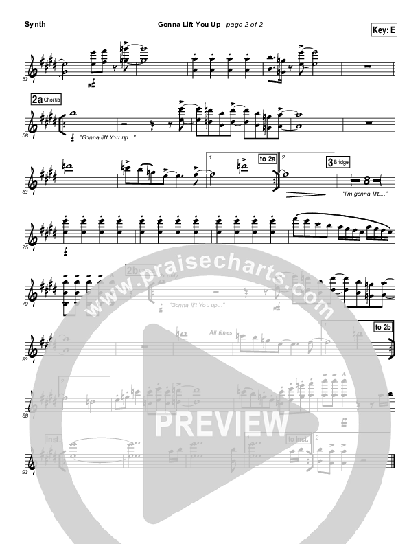 Gonna Lift You Up Synth Strings (Jonathan Butler)