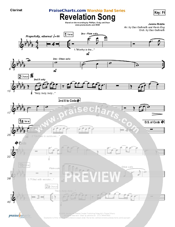 Revelation Song Wind Pack (Phillips Craig & Dean)