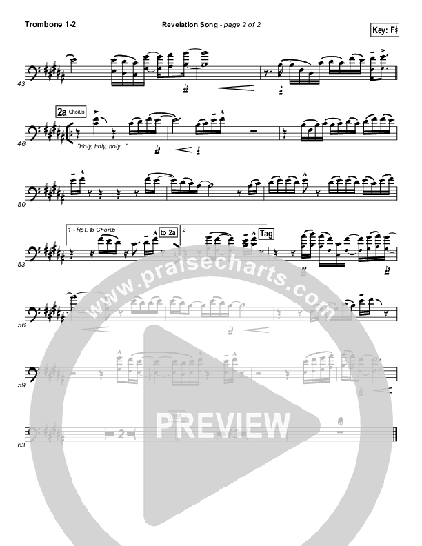Revelation Song Trombone 1/2 (Phillips Craig & Dean)