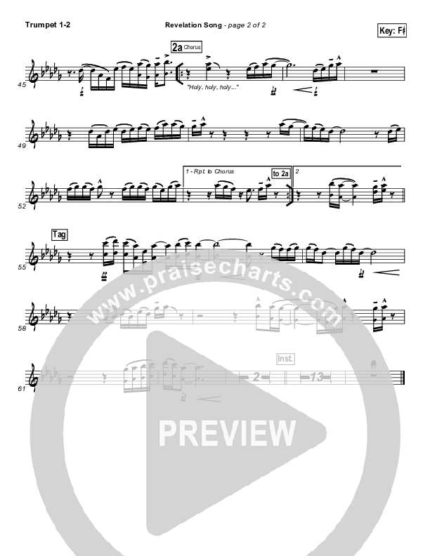 Revelation Song Trumpet 1,2 (Phillips Craig & Dean)