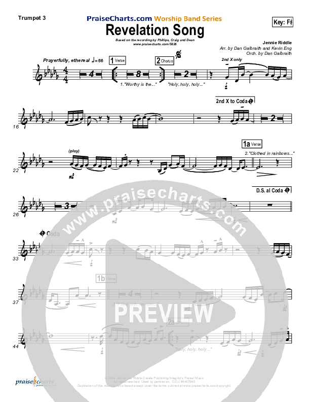 Revelation Song Trumpet 3 (Phillips Craig & Dean)