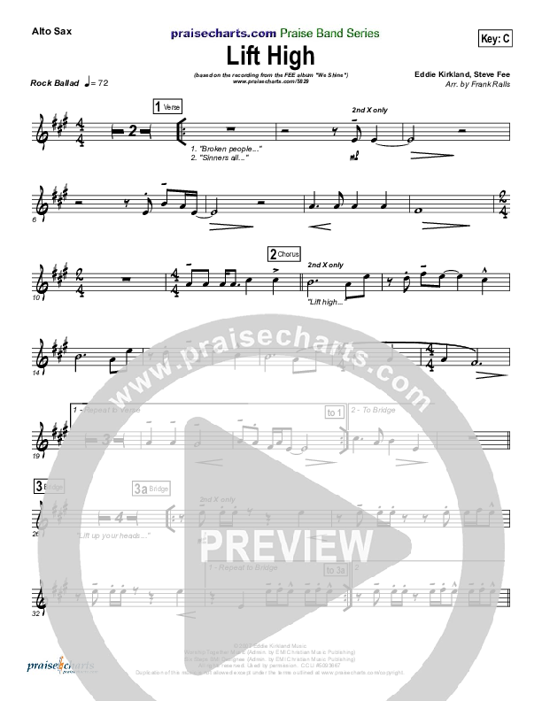 Lift High Alto Sax (FEE Band)