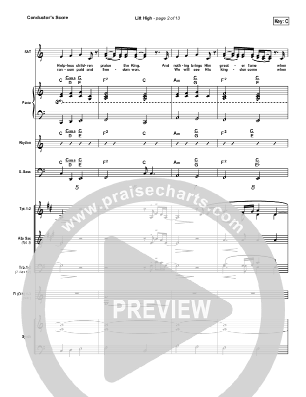 Lift High Conductor's Score (FEE Band)