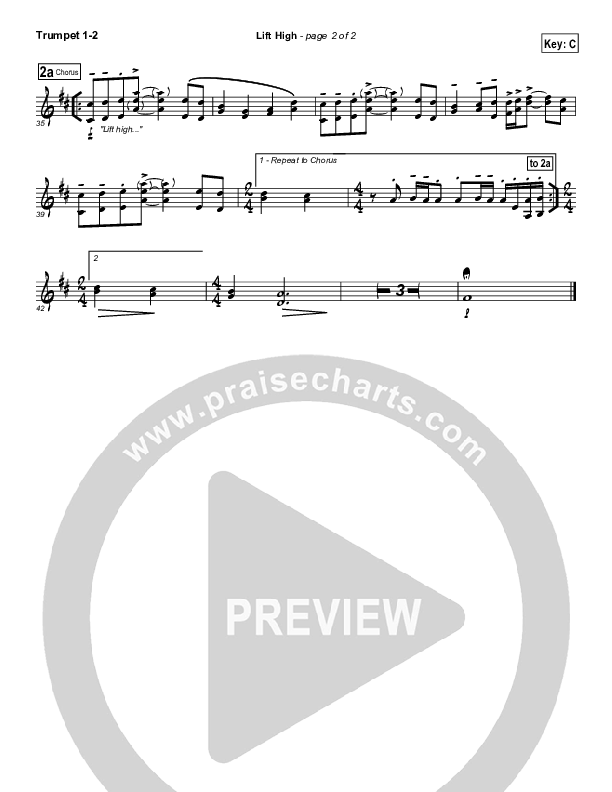 Lift High Trumpet 1,2 (FEE Band)