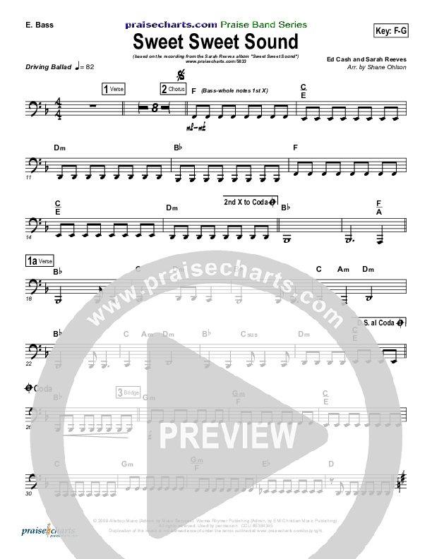 Sweet Sweet Sound Bass Guitar (Sarah Reeves)