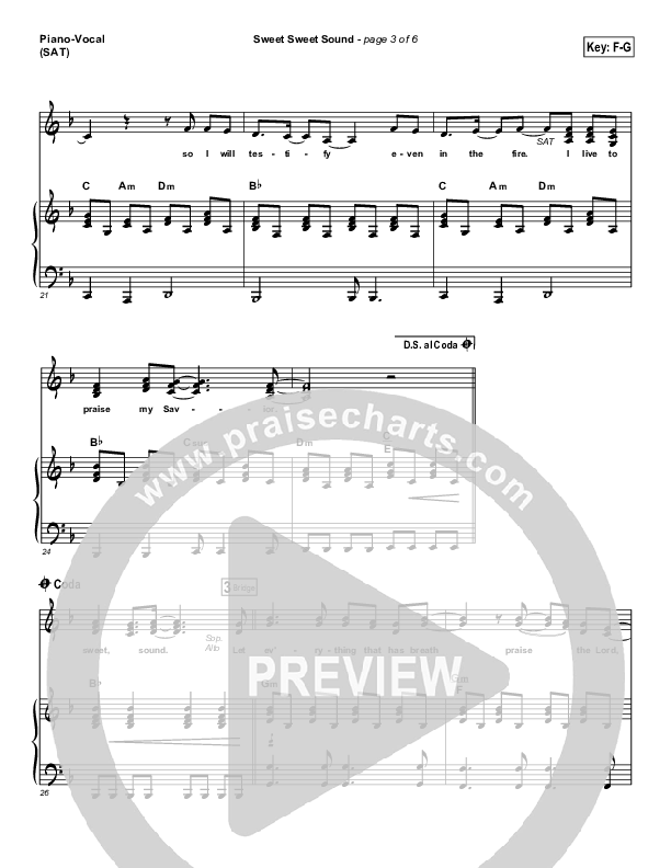 Sweet Sweet Sound Piano/Vocal Pack (Sarah Reeves)