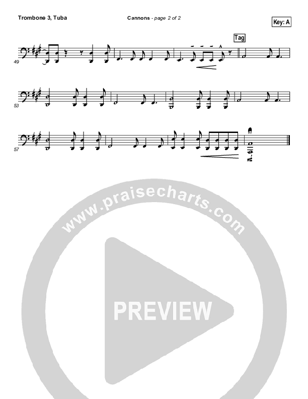 Cannons Trombone 3/Tuba (Phil Wickham)