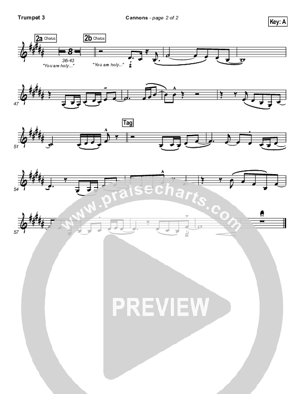 Cannons Trumpet 3 (Phil Wickham)