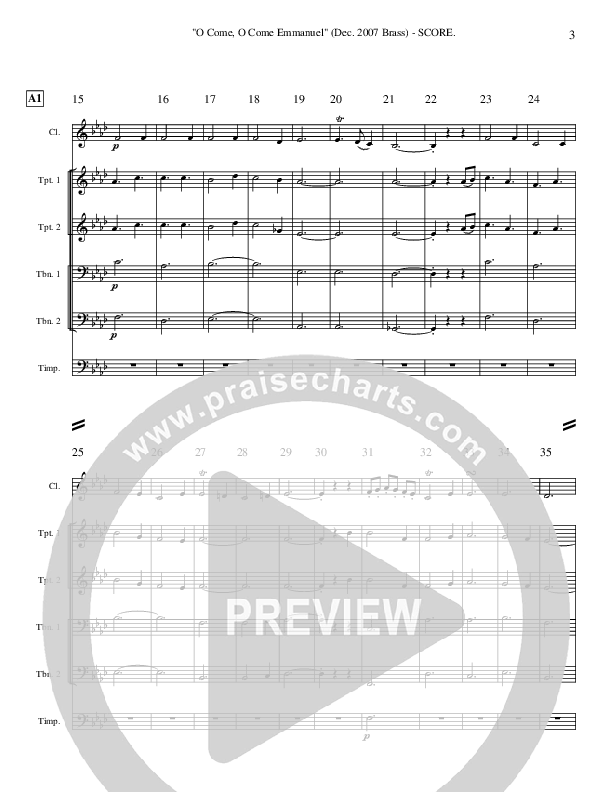 O Come O Come Emmanuel (Instrumental) Orchestration (Ric Flauding)