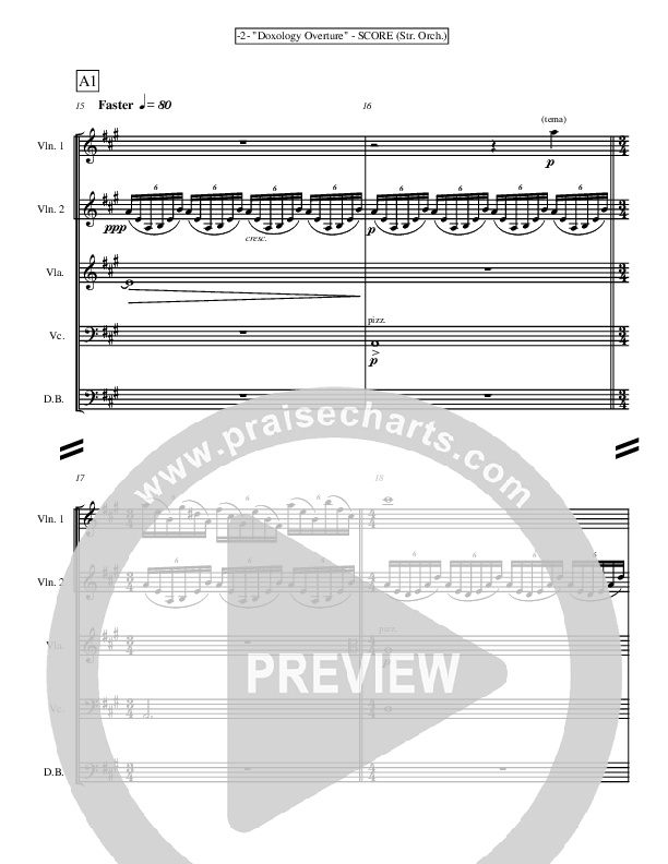 Doxology Overture (Instrumental) Conductor's Score (Ric Flauding)