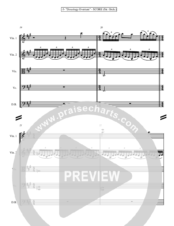 Doxology Overture (Instrumental) Conductor's Score (Ric Flauding)