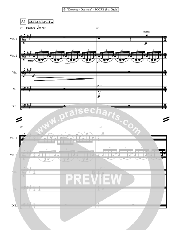 Doxology Overture (Instrumental) Conductor's Score II (Ric Flauding)