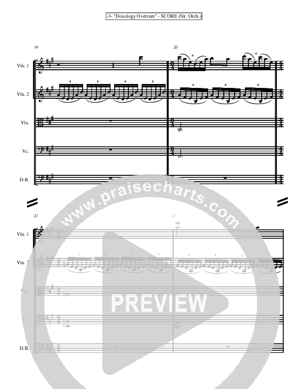 Doxology Overture (Instrumental) Conductor's Score II (Ric Flauding)