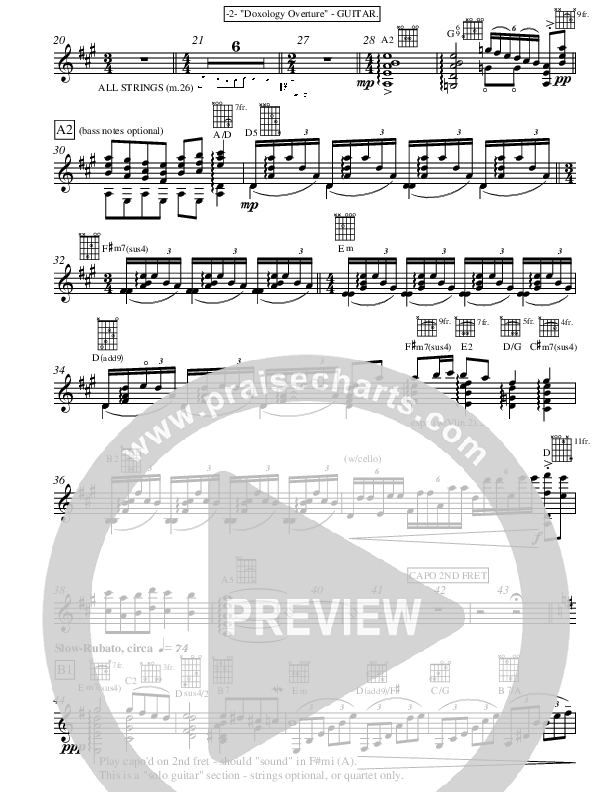 Doxology Overture (Instrumental) Guitar (Ric Flauding)