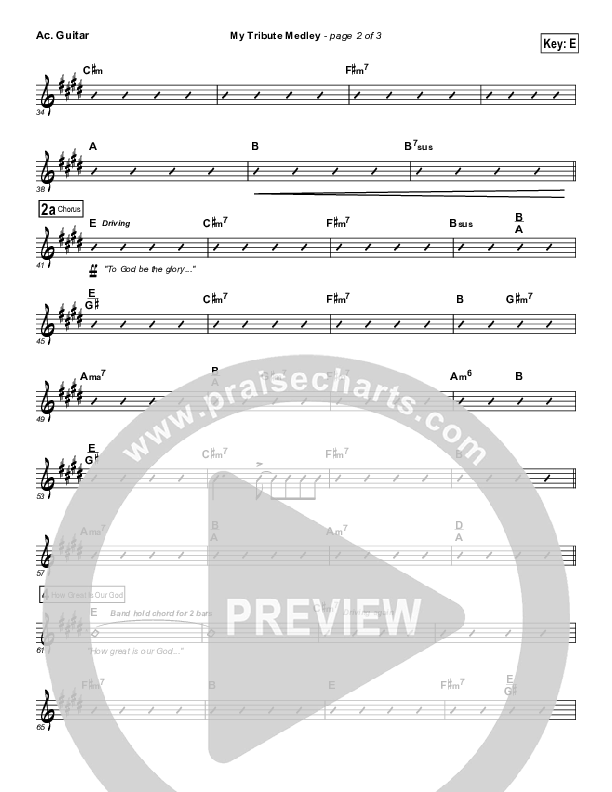 My Tribute Acoustic Guitar (Israel Houghton)