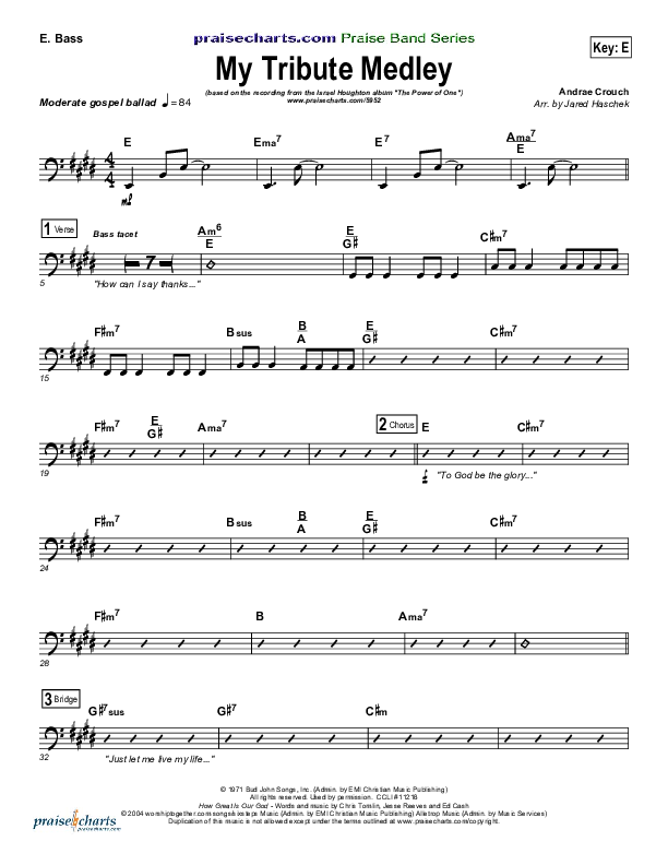 My Tribute Bass Guitar (Israel Houghton)