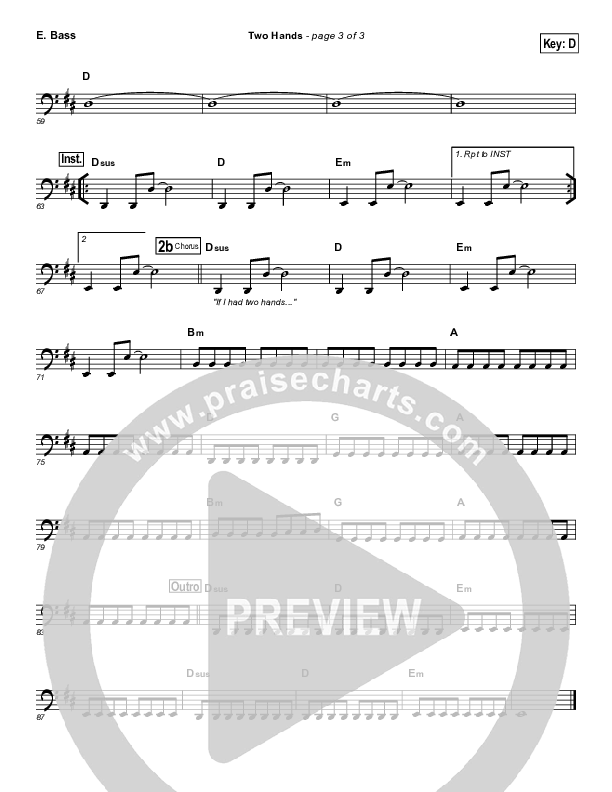 Two Hands Bass Guitar (Jars Of Clay)