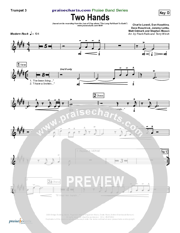 Two Hands Trumpet 3 (Jars Of Clay)