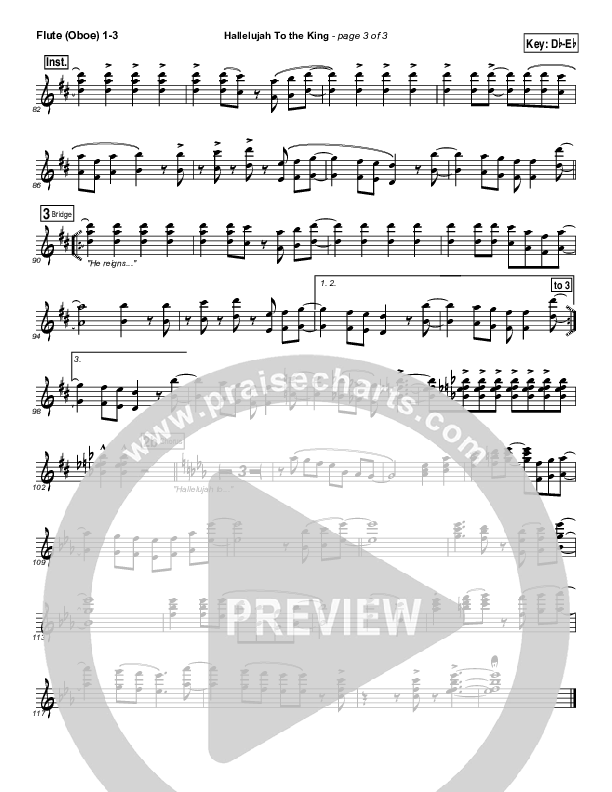 Hallelujah To The King Wind Pack (Songs of Brooklyn Tabernacle Choir (PraiseCharts Edition))