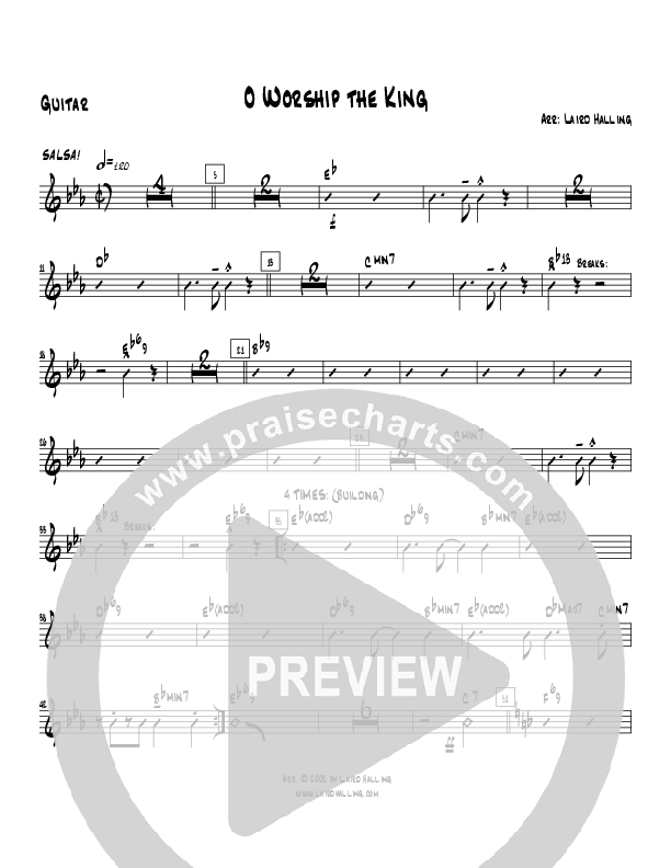 O Worship the King (Instrumental) Guitar (Crosswinds Big Band)