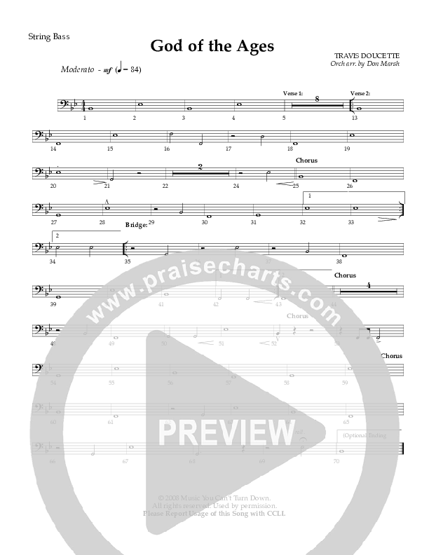 God Of The Ages Double Bass (Exodus)