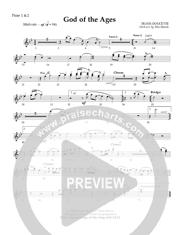 God Of The Ages Flute 1/2 (Exodus)