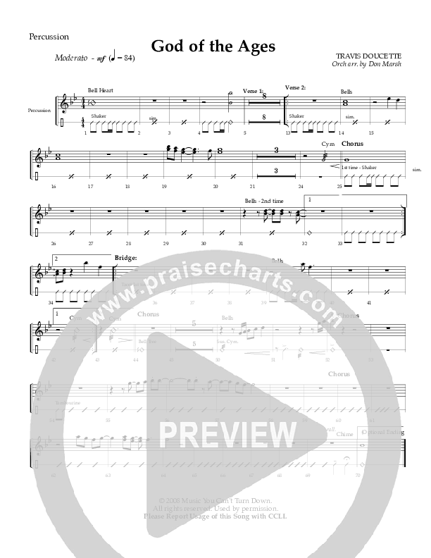 God Of The Ages Percussion (Exodus)