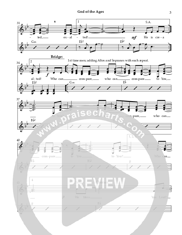 God Of The Ages Rhythm/Vocal (Exodus)