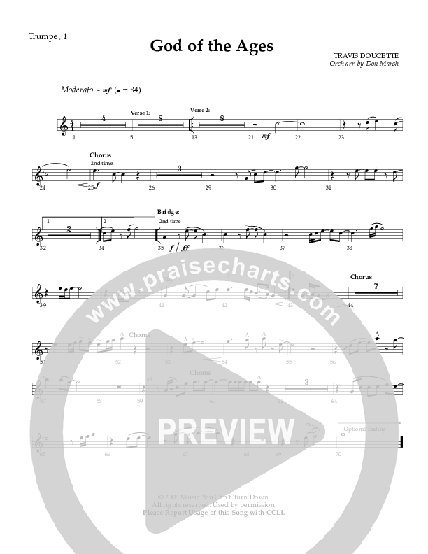 God Of The Ages Trumpet 1 (Exodus)