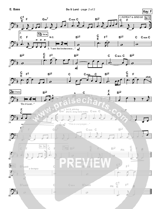 Do It Lord Bass Guitar (Tommy Walker)