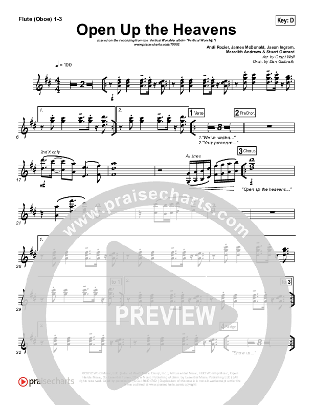 Open Up The Heavens Wind Pack (Vertical Worship)