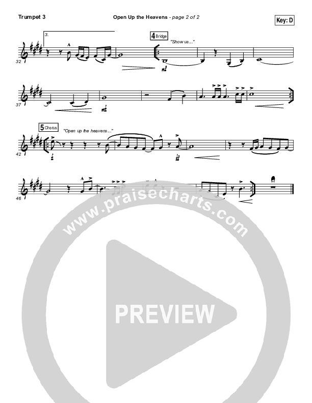 Open Up The Heavens Trumpet 3 (Vertical Worship)