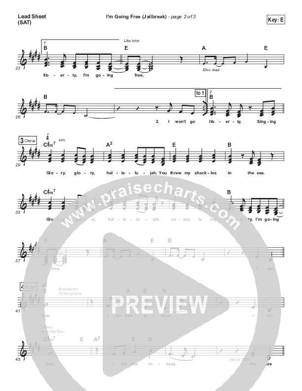 I'm Going Free (Jailbreak) Lead (SAT) (Vertical Worship)