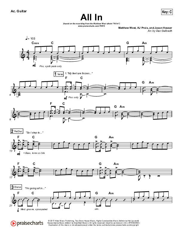 All In Acoustic Guitar (Matthew West)