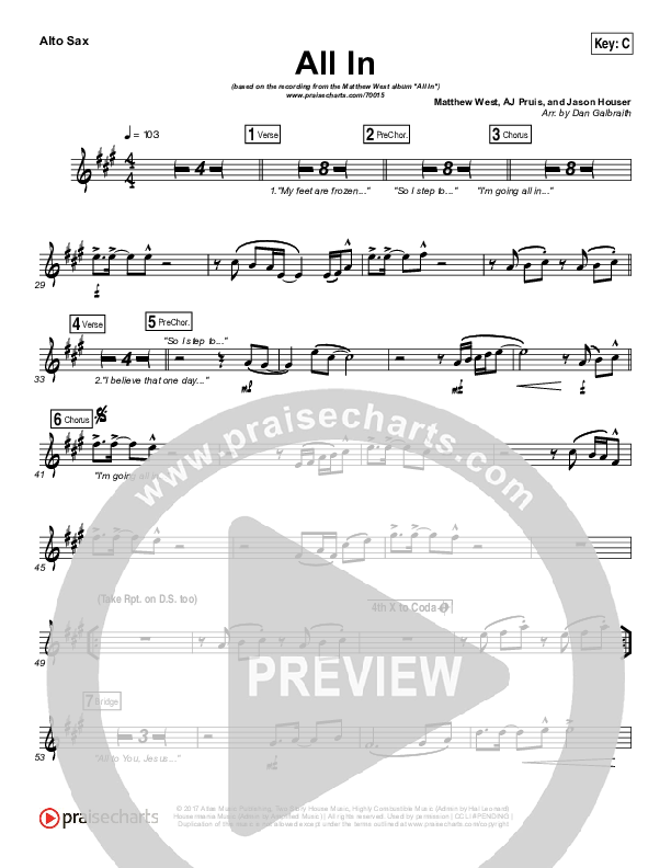 All In Alto Sax (Matthew West)