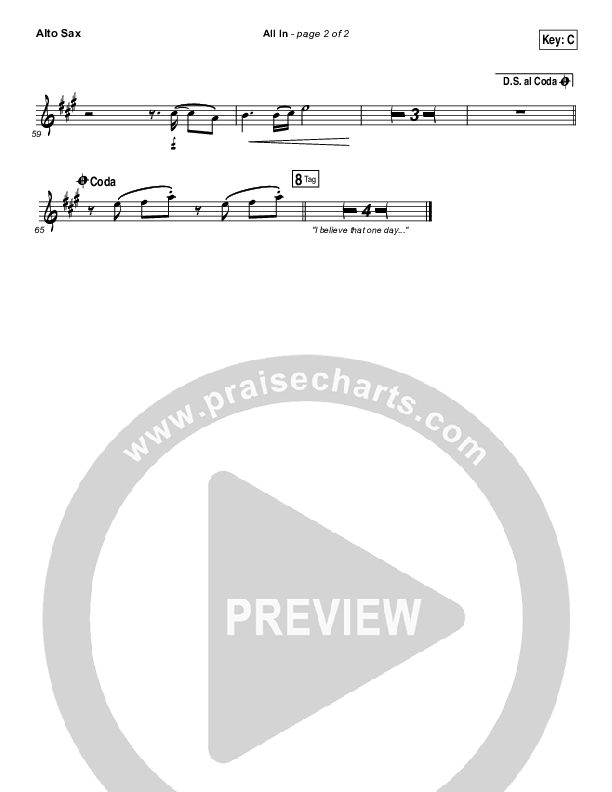 All In Alto Sax (Matthew West)