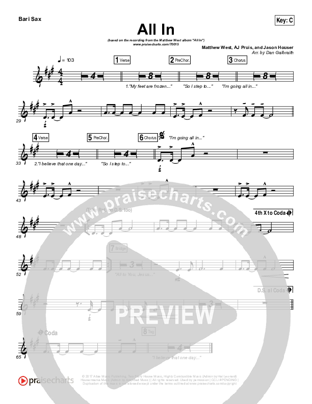 All In Bari Sax (Matthew West)