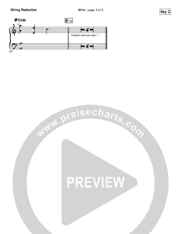 All In Synth Strings (Matthew West)