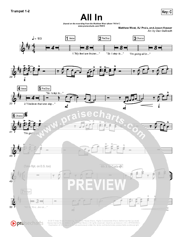 All In Trumpet 1,2 (Matthew West)