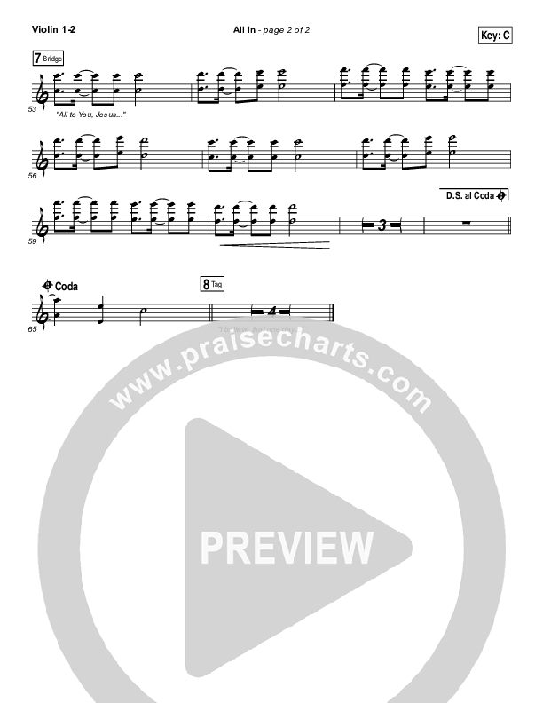 All In Violin 1/2 (Matthew West)