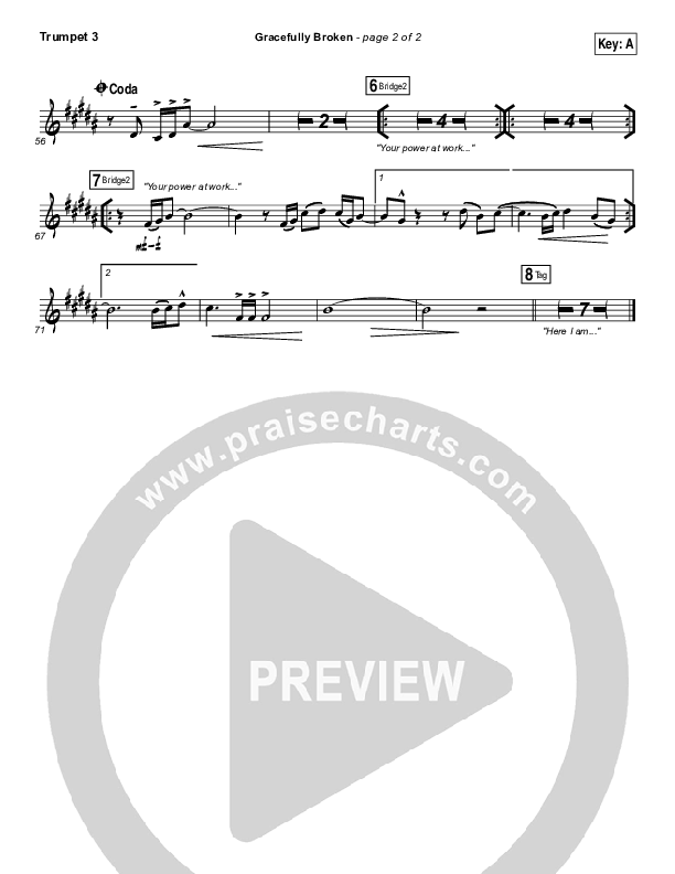 Gracefully Broken Trumpet 3 (Matt Redman / Tasha Cobbs Leonard)