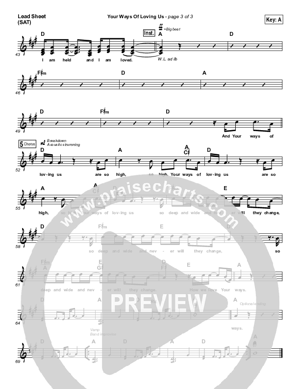 Your Ways Of Loving Us Lead (SAT) (Matt Redman)