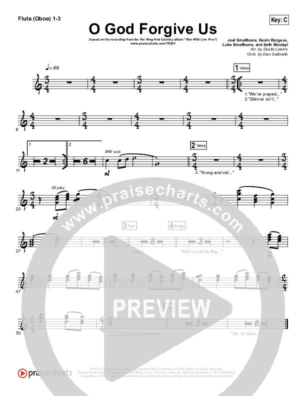 O God Forgive Us Wind Pack (for KING & COUNTRY / KB)