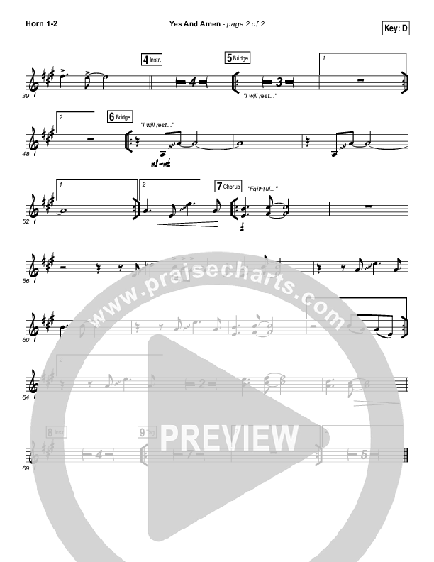 Yes And Amen French Horn 1/2 (Nate Moore / Housefires)