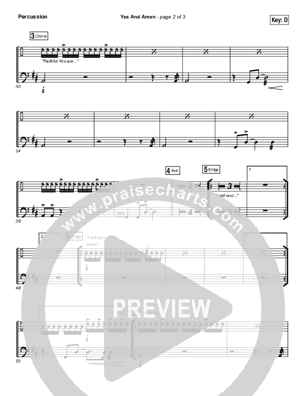 Yes And Amen Percussion (Nate Moore / Housefires)