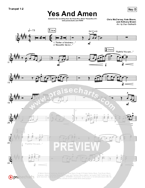 Yes And Amen Brass Pack (Nate Moore / Housefires)