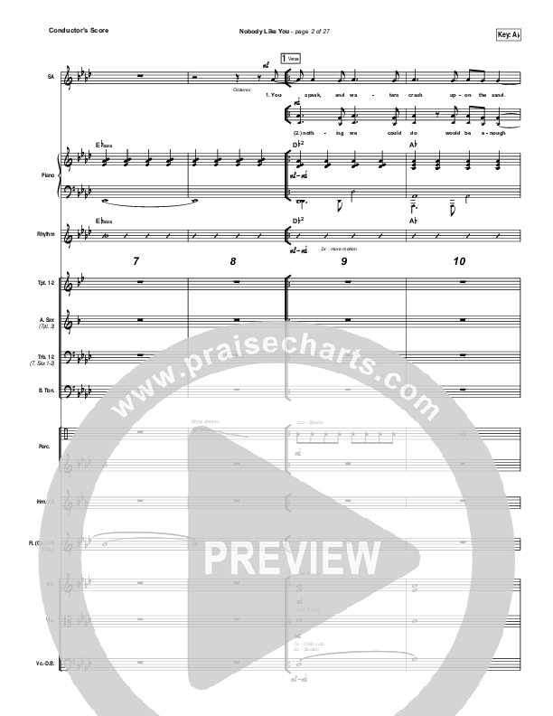 Nobody Like You Orchestration (Red Rocks Worship)