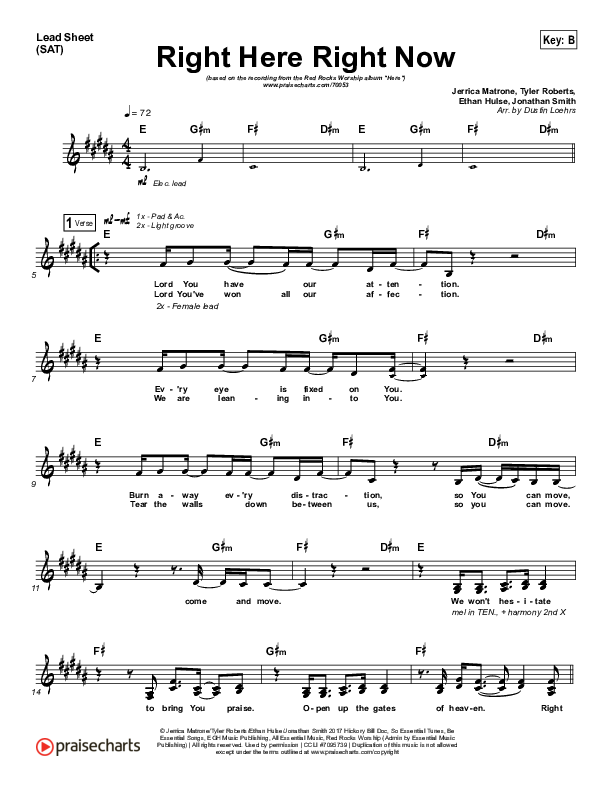 Right Here Right Now Lead (SAT) (Red Rocks Worship)