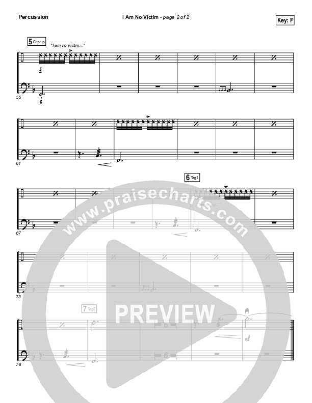 I Am No Victim Percussion (Kristene DiMarco)